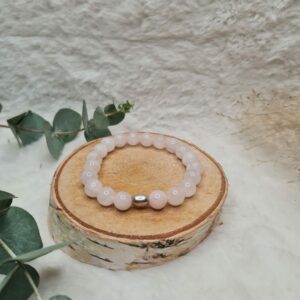 Bracelet Quartz Rose 8mm