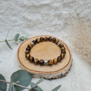 Bracelet Oeil du tigre 8mm