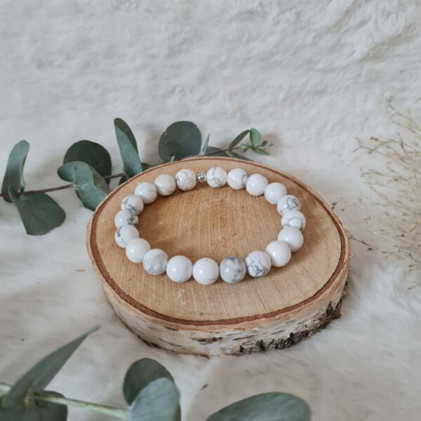 Bracelet Howlite 8 mm