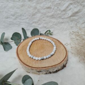 Bracelet Howlite 4mm