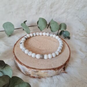 Bracelet Howlite H 6mm